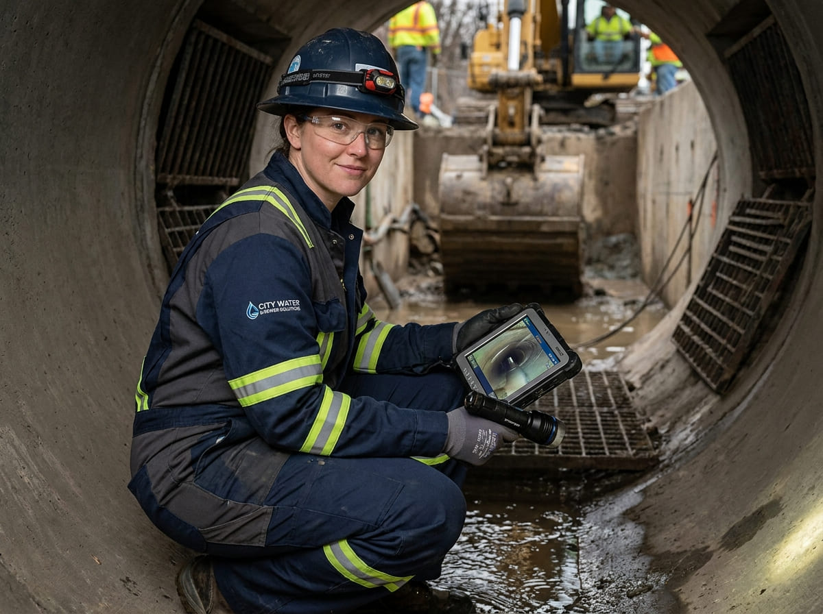 Sewer Line Inspection & Replacement in Italy